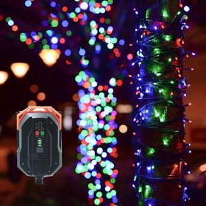 Solar-powered String Lights Remote Control Charging Outdoor Waterproof Garden Courtyard Decoration
