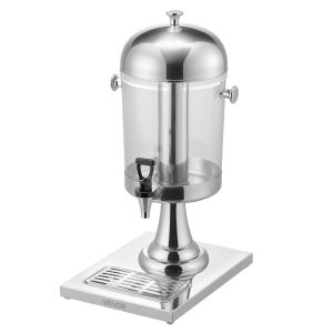 Drink Dispenser 2.1 Gal Beverage Dispenser For Parties With Spigot Tray