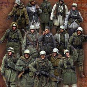 Creative Puzzle Coloring White Mold Figurine Model