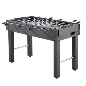 Foosball Table, 121 Cm Standard Size Table, Indoor Full Size Foosball Tables For Home, Family, And Game Room, Durable Soccer Set, Includes 2 Balls, Score Keeper, And 2 Cup Holders