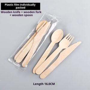 Degradable Disposable Wooden Tableware Is Universal