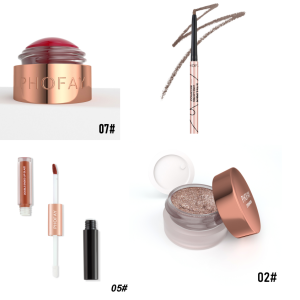 Eye Shadow Powder Blusher Lipstick Cosmetics Set