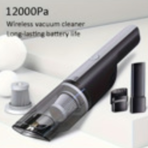 White Wireless Automobile Folding Vacuum Cleaner Hand-held High-power Strong Suction Vacuum Cleaner