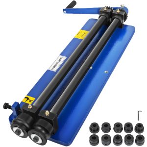 18" Sheet Metal Bead Roller Bead Roller Former Swager Rotary Swaging Machine Included Convenient 6 Die Sets Flexible, 18" Bead Roller Former Swager Rotary Swaging Machine Convenient 6 Die Sets
