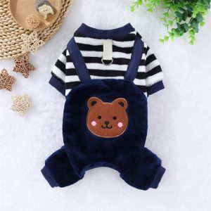 Pet Warm Thickened Flannel Four-leg Clothing