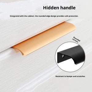 No-drill Hidden Long Handle Cabinet Invisible Handle