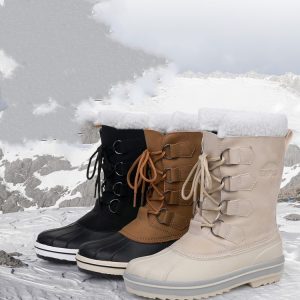 Women's Adult Waterproof Snow Boots For Outdoor Warmth