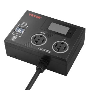 NEMA Splitter For Dryer And EV NEMA 14-30P 2x 14-30R 3.4'' LCD Screen ETL