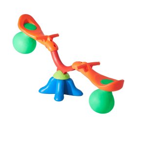 Kids Seesaw 55 Lbs Capacity 360 Degrees Rotating Teeter Totter Aged 3+