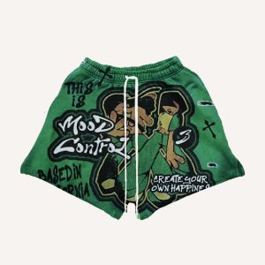 Men's Printed Drawstring Shorts