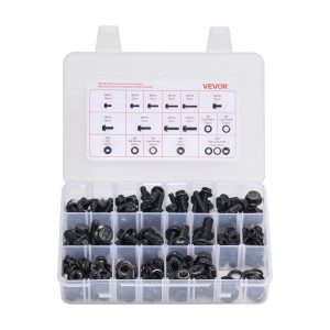 280 Pcs Bolts Nuts Assortment Kit Metric Alloy Steel M6 M8 M10