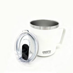 Spill-Proof For Car Use 40 Oz Tritan Insulated Tumbler - With Handle, Easy To Clean, Ideal For Teachers & Doctors, Perfect Holiday Gift