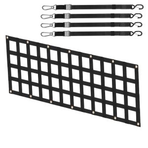 Tailgate Net Pickup Truck Tailgate Net 60" X 18" For Full Size Trucks