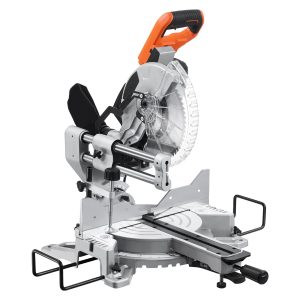 Sliding Compound Miter Saw 10-In Blade 15 Amp Motor Corded Double Bevel 60-Tooth