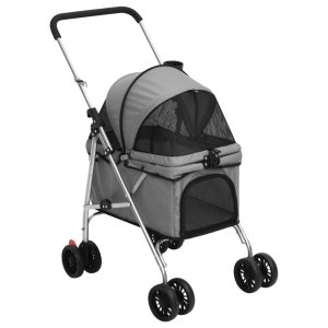 Foldable Dog Stroller 76x Oxford Fabric