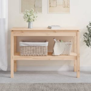 Console Table 110x Solid Pine Wood
