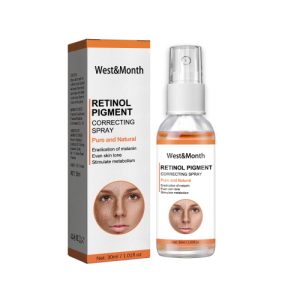 West&Month Retinol Pigment Correcting Spray, Lightening Spots Moisturizing Whitening Skin Care Spray