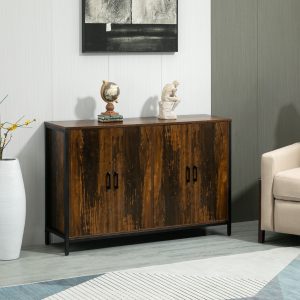 Industrial Sideboard Buffet Cabinet with Doors