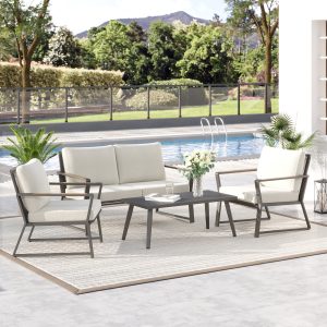 4 Piece Patio Furniture Set