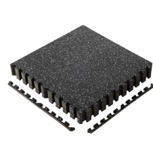 Interlocking Rubber Floor Tiles, Fitness MATS 1-2 Inch Thick, Floor Rubber MATS, Anti-slip