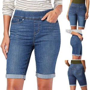 Women's Embroidered Casual Slim Fit All-matching Jeans