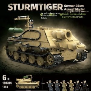 Tank Building Block Model Compatible With Small Particle Military Minifigure Boys Toys
