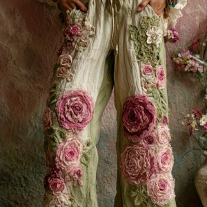 Ladies' Printed Leisure Long Pants