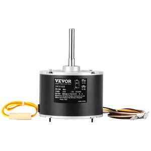 Condenser Fan Motor OGD1016, 1/6 HP 208-230V Condenser Fan Motor 1075RPM, OEM Standard Upgraded Replacement Condenser Motor Reversible Rotating, Explosion-proof CBB65 5μF/370V Capacitor