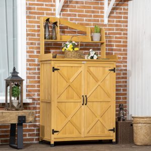 Outdoor Storage Cabinet & Potting Table