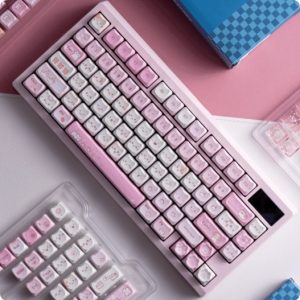 Transparent Frosted Keycaps Magnetic Switches Complete Keycap Set