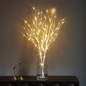 Birch Branch LED Ambient Light - High Aesthetic Appeal, Suitable For Nordic And Trendy Decor, Holiday Decorations, And Cozy Photo Prop Lights For Bedrooms And Living Rooms.