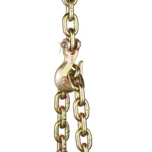 Binder Chain G80 Tie Down Tow Chain With Two Hooks 3/8' X 10.3' 7100 Lbs
