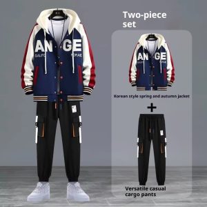 Youth Sweater Jacket Junior High School Student Trendy Sports Suit