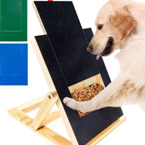 Adjustable Height Dog Scratcher Wooden Pull-out Nail Scraper