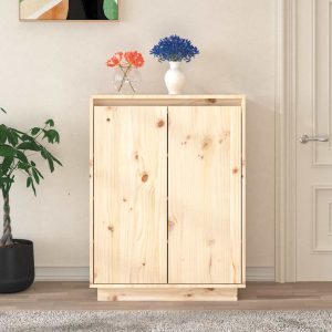 Shoe Cabinet 60x Solid Pine Wood   Shoe Cabinet 60x