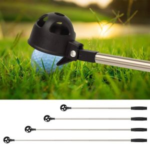 Stainless Steel Antenna Portable Golf Retractable Ball Retriever