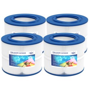 4 Pack PBF40M Spa Filter, PBF40 Hot Tub Filter Replacement, Compatible With Pleatco PBF40 And PBF40-M, Compatible With Bullfrog Wellspring 30 Coreless 10-00282 Filter