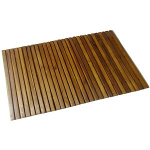 bath mat acacia wood