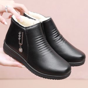 Winter Mom Shoes Elderly Cotton Shoes Soft Sole Warm