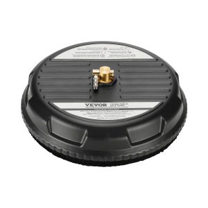 15' Pressure Washer Surface Cleaner 4 Wheels 3000 Max PSI Plastic Black