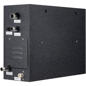 Steam Shower Generator, 10.5 KW, Segmented Heating & Temperature Customization & 24h Timer Steam Bath Kit, Automatic Drainage Luxury Home Steam Shower System, Acrylic Room Max. 355 Cu. Ft.