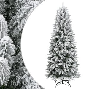 Artificial Christmas Tree, Snow-Covered, 120 cm, PVC & PE