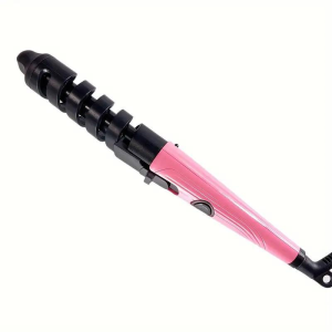 Pink Curling Iron - Instantly Creates Bouncy Curls, Beautifully Designed For A Youthful Look, Heats Up Quickly While Protecting Hair, A Beginner-friendly Curling Iron, And A Must-have For Dates And Co