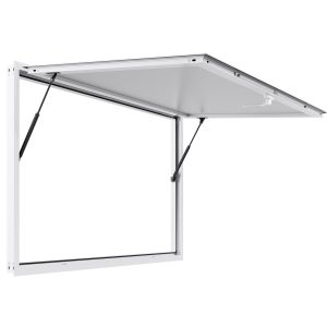 60x36in Concession Stand Serving Window Food Truck Service Awning Aluminum Alloy