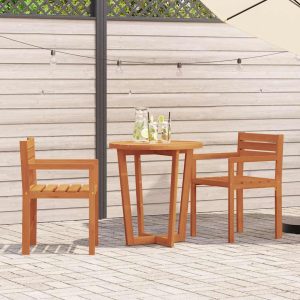 Garden Chairs 2 pcs. 50x Solid Acacia Wood