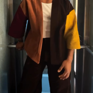 Men's Fashion Patchwork Corduroy Jacket