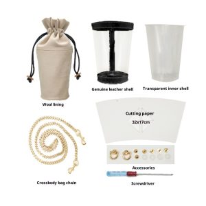 Kraft Paper Bag Transformed Into A Transparent Tote Bag Material