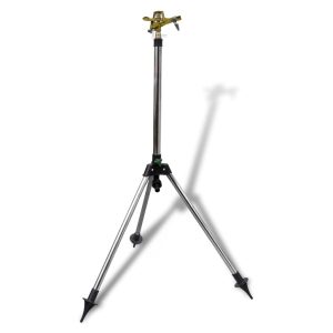 Impulse sprinkler garden irrigation zinc on tripod stand