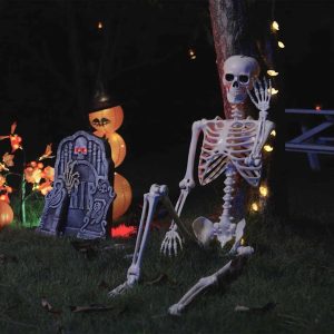 Halloween Skeleton 2 pcs White 85 cm PVC