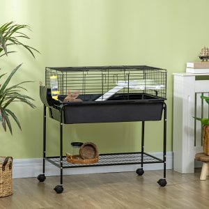 Two-Story Small Animal Cage Removable from Stand